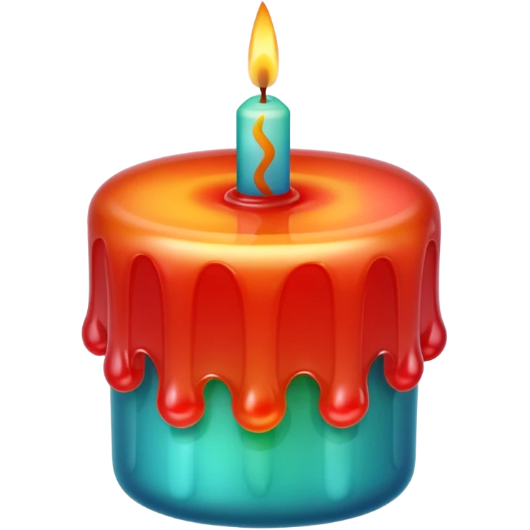  jelly on birthday candle emoji