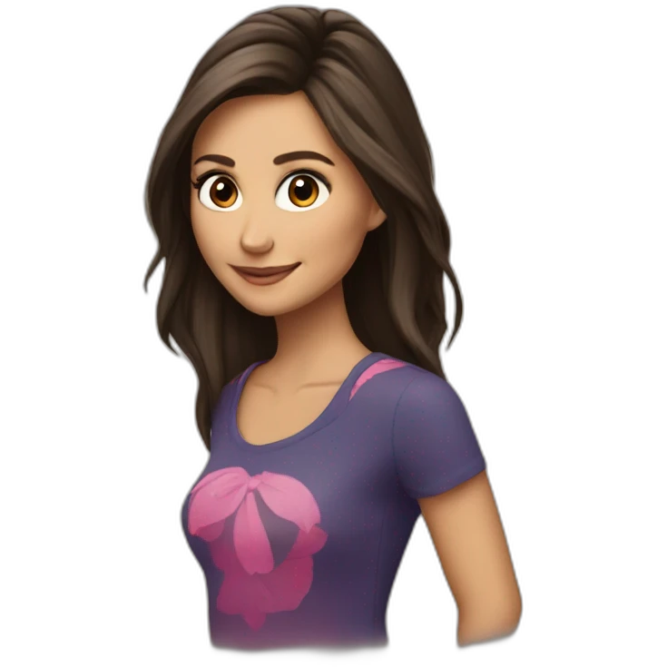 nina dobrev emoji