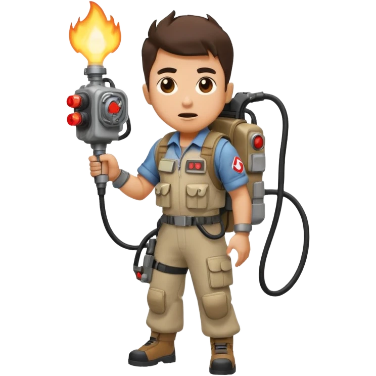 Create me a Ghost Buster in Solo leveling style emoji