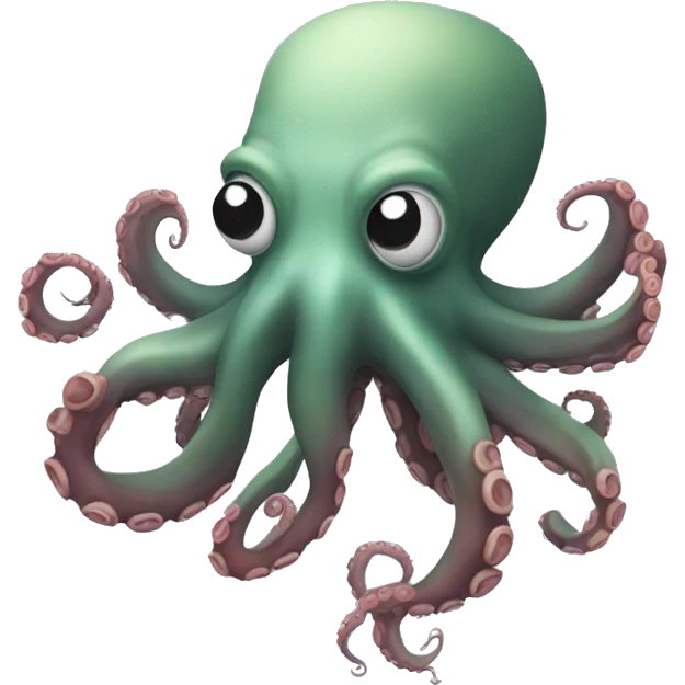 Octopus doing :O emoji