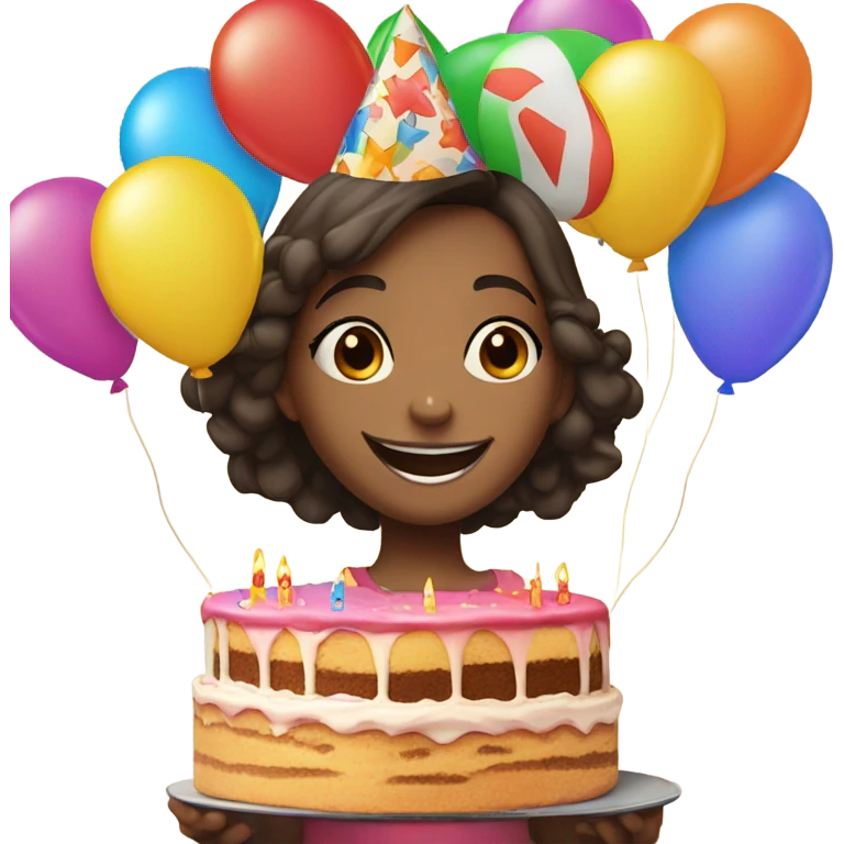 Happy birthday girl emoji