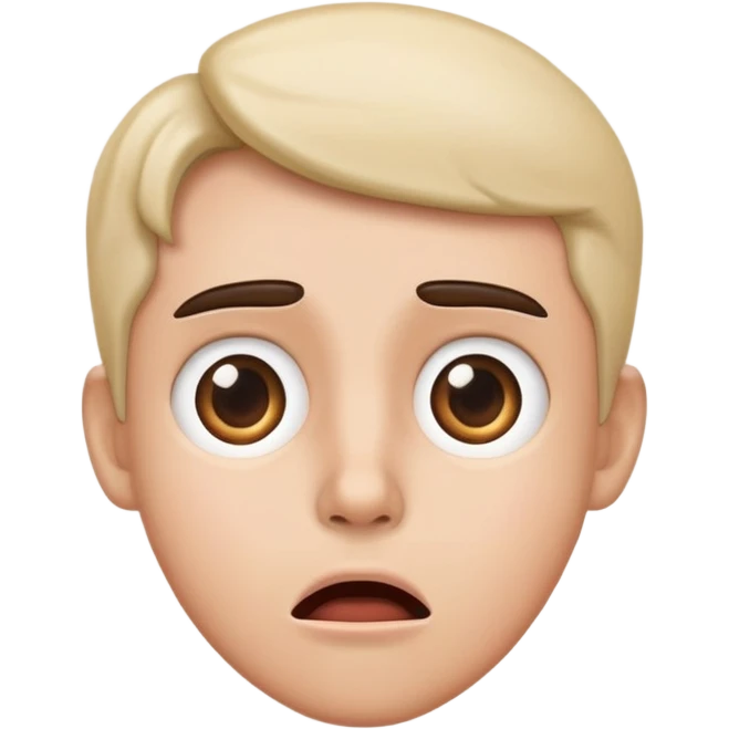 surprised and confused  emoji