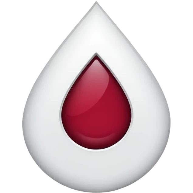  claret point without face on the white emoji