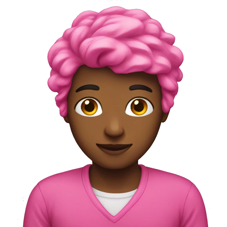 Pink emoji