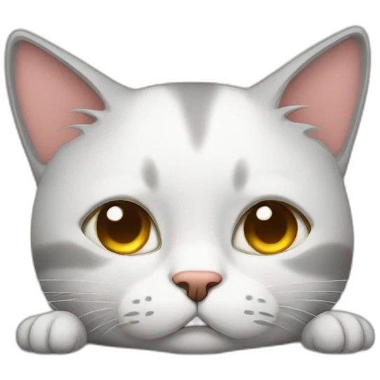 Tired cat emoji