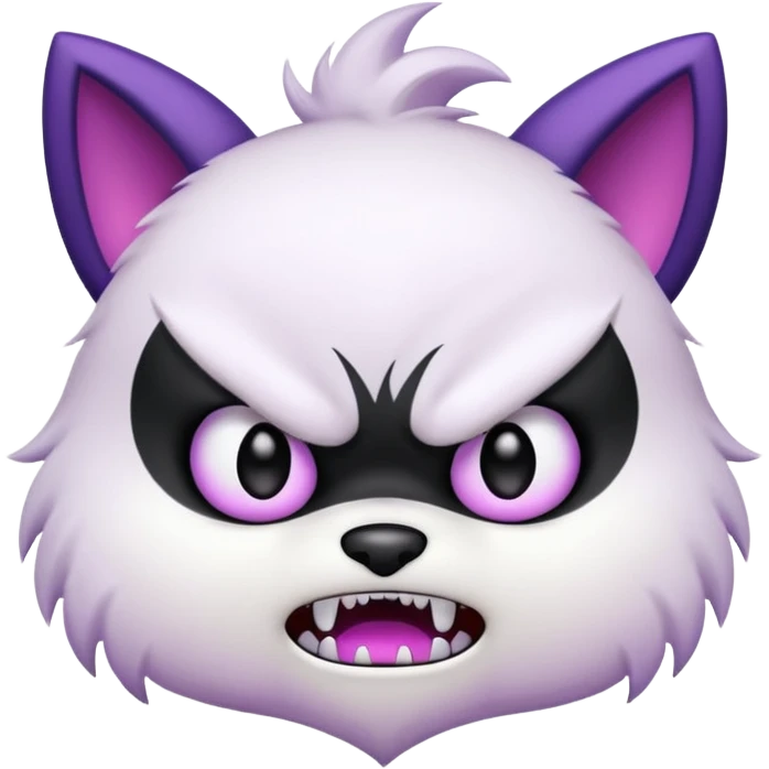 Kuromi angry face emoji