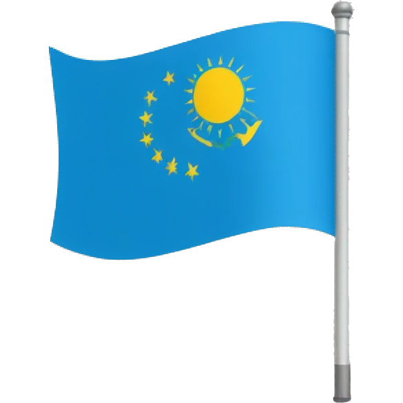 Drapeau Uyghur emoji
