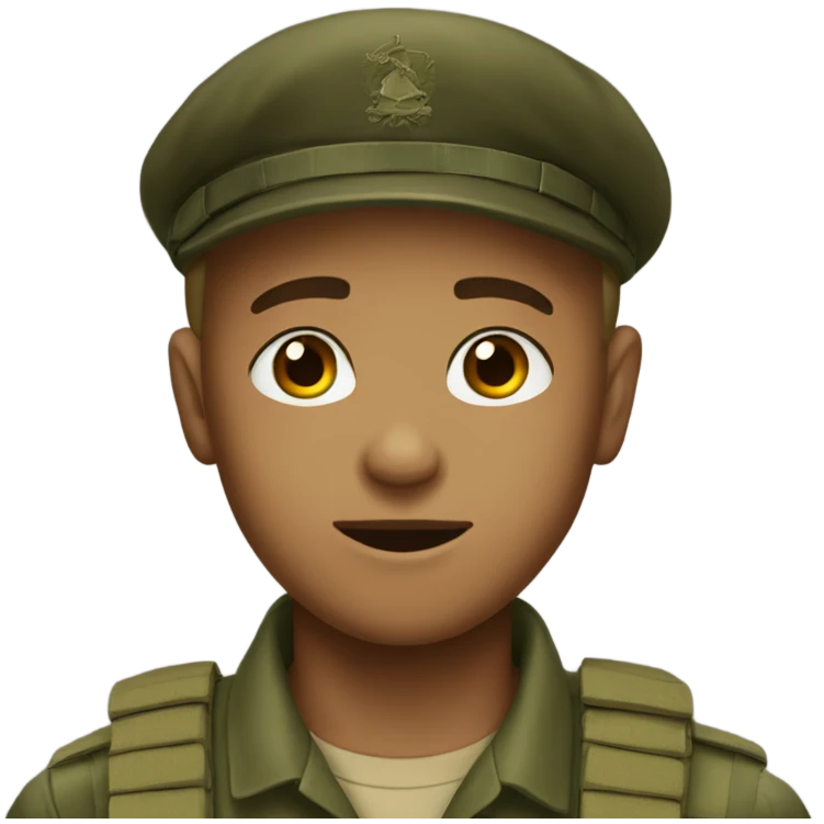 Army look boy emoji