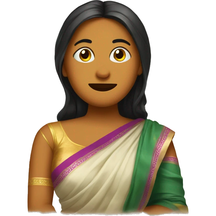 Potato in saree  emoji