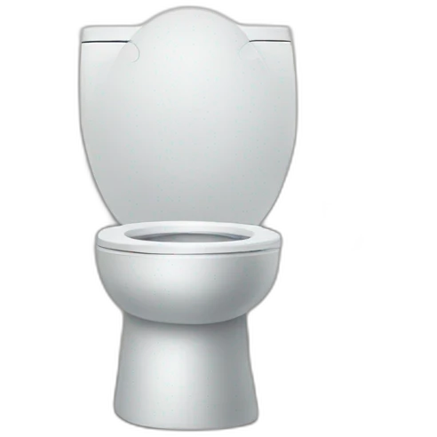 head poking out of a toilet emoji