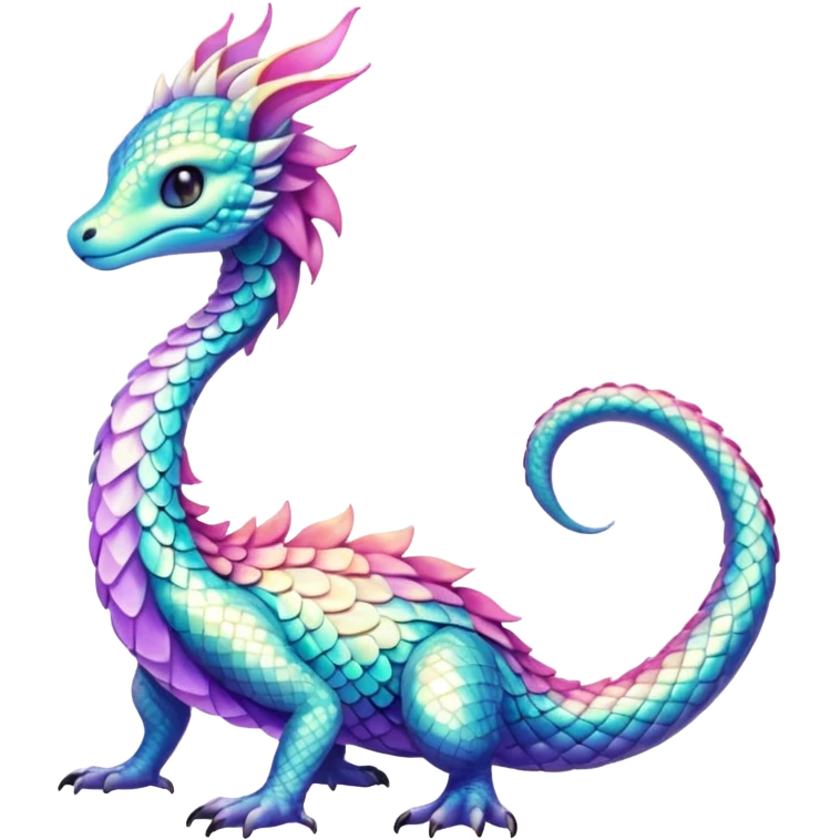 Shiny Dawn-Colored Fionbri-creature by Falvie (full body) emoji