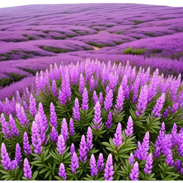Field of Heather Flower emoji