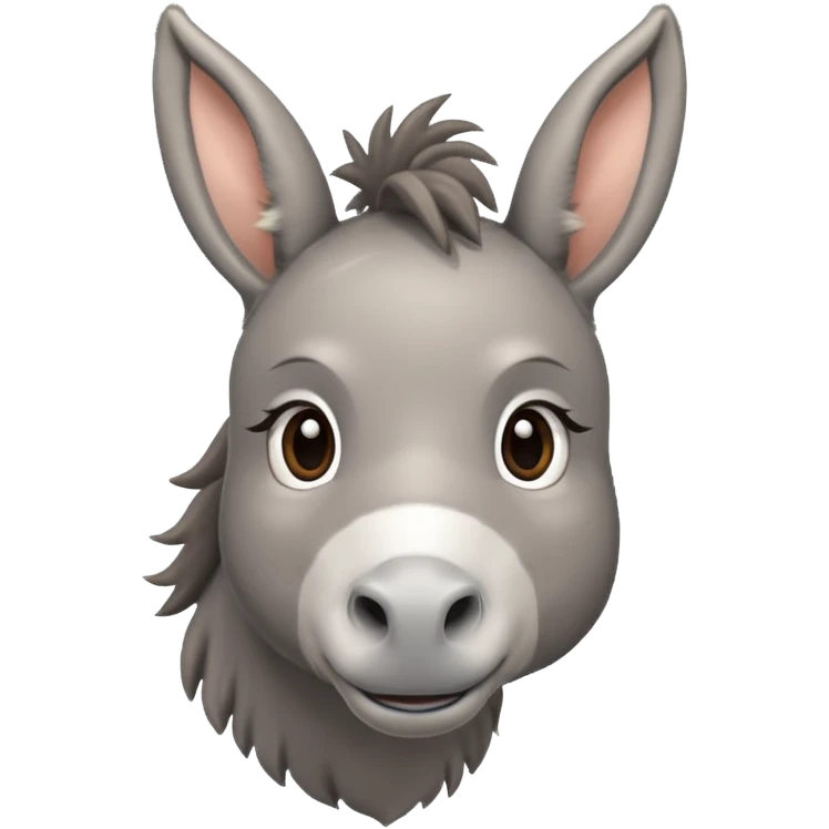 Cute donkey emoji