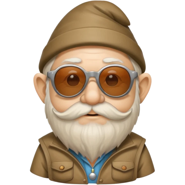 old gnome with sunglasses emoji