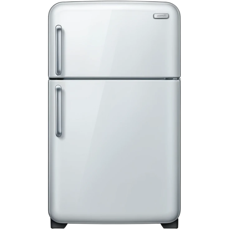 refrigerator emoji in style of aple emoji