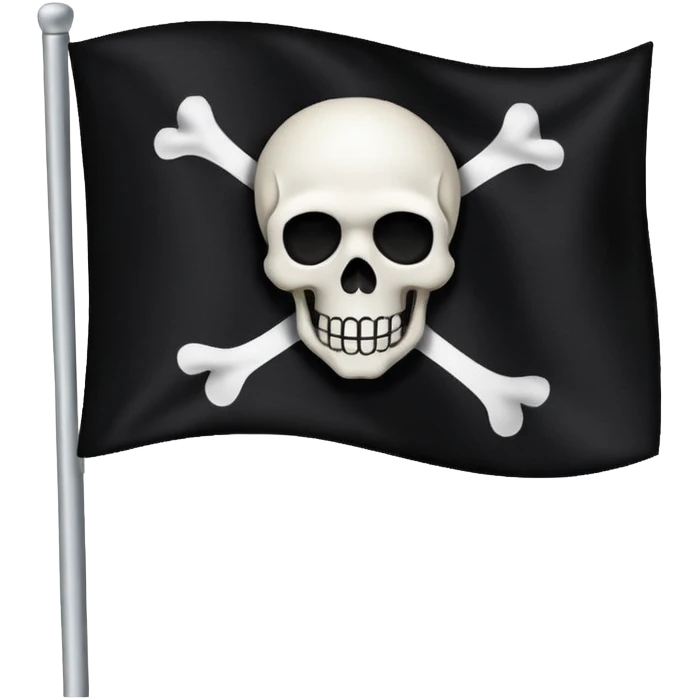 jolly roger flag emoji from one piece emoji