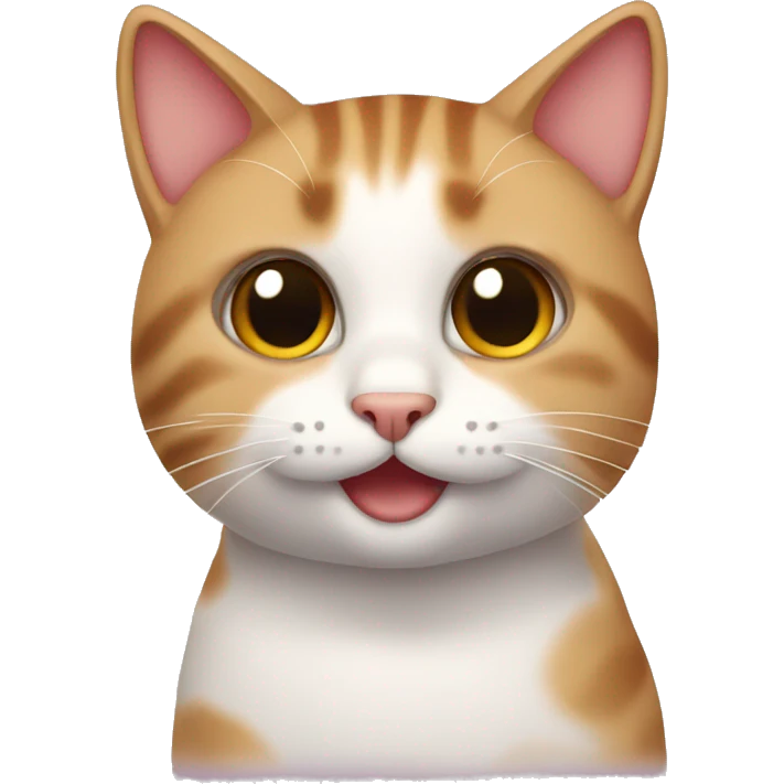 cat blushing emoji