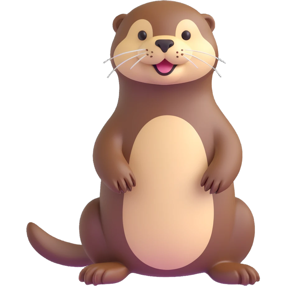 An otter emoji