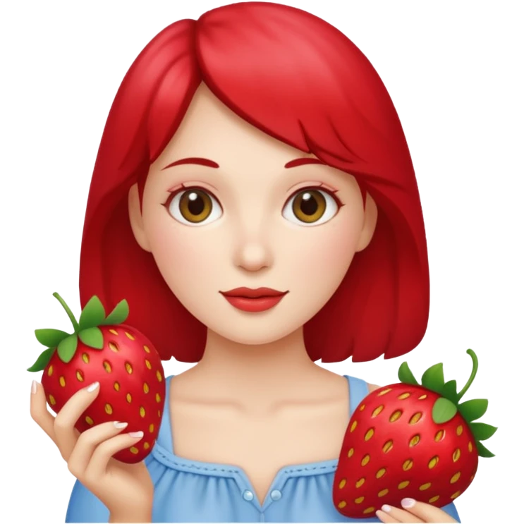 תעשה לי את זה 💁🏻‍♀️ עם תות ביד emoji