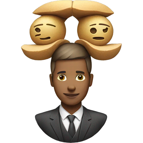 balancing mind and tech emoji