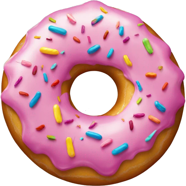 Donut shaped balloon with string attached  emoji