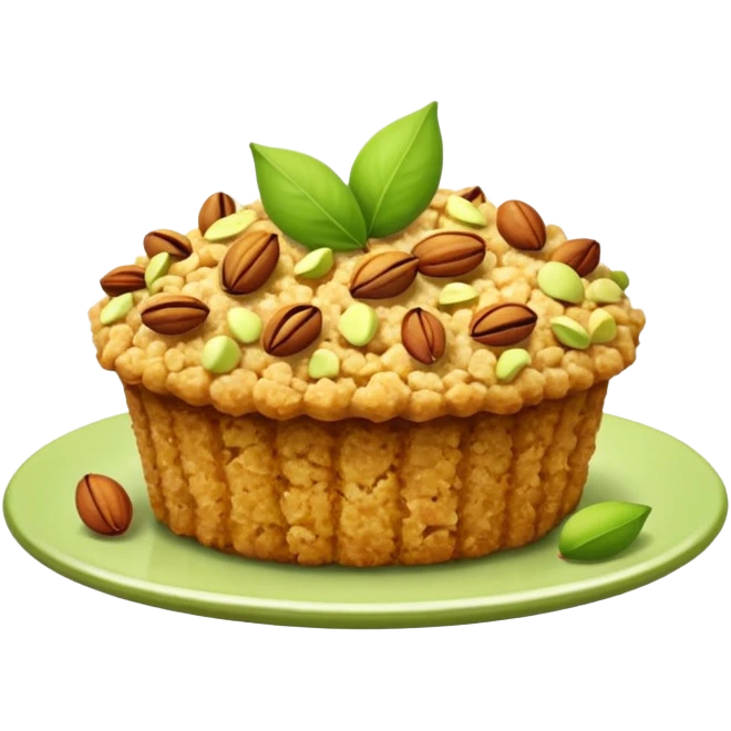 Pistachio Crumble Cakes emoji