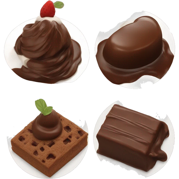 mousse au chocolat emoji