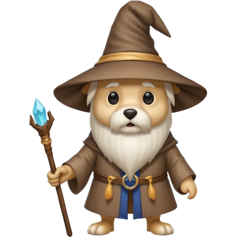 Dog wizard emoji