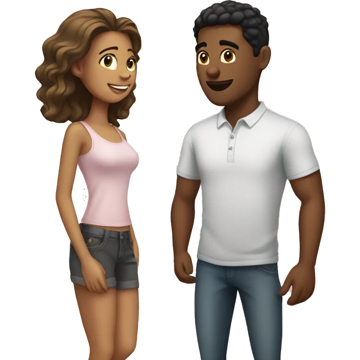 Boyfriend and girlfriend  emoji