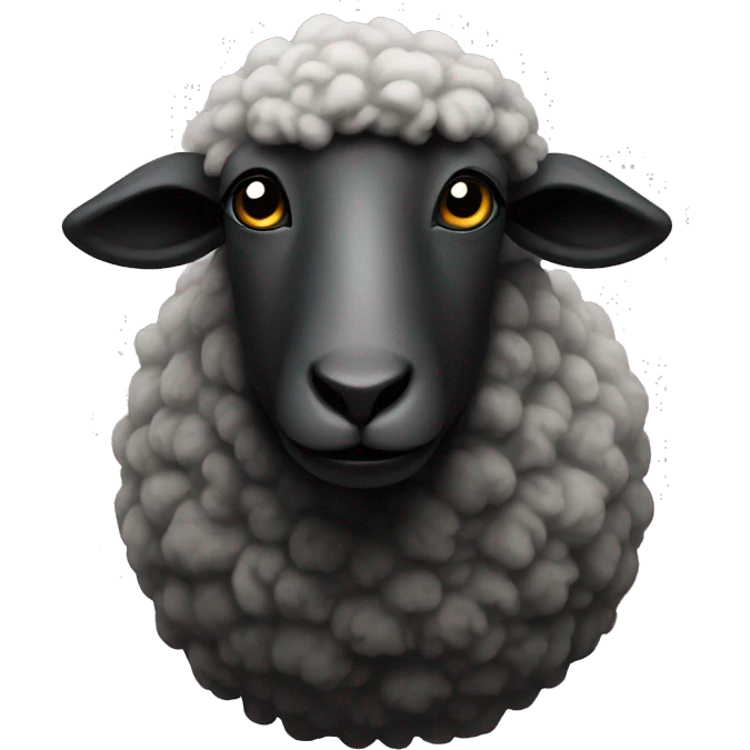 homeless black sheep emoji