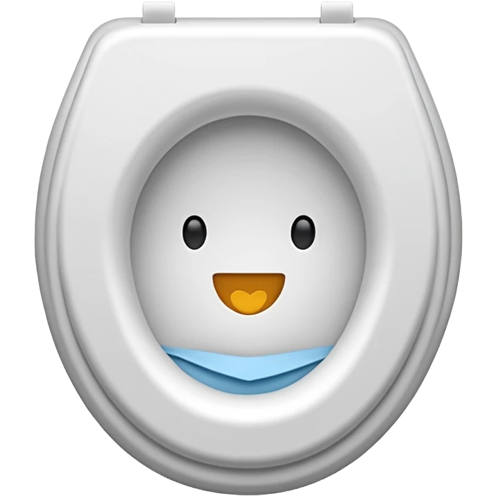 Disposable Toilet seat cover emoji