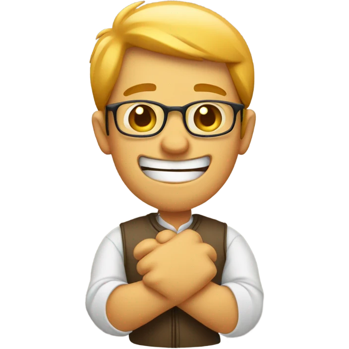 Rubbing hands together while grinning mischievously emoji