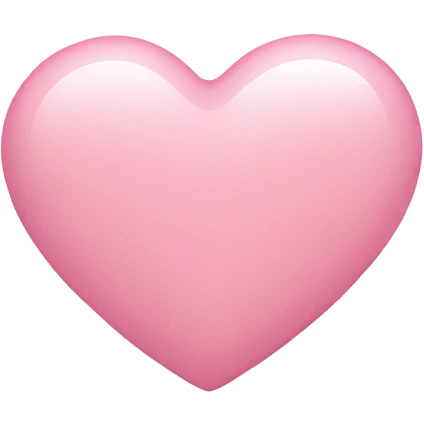 Light pink Hart  emoji