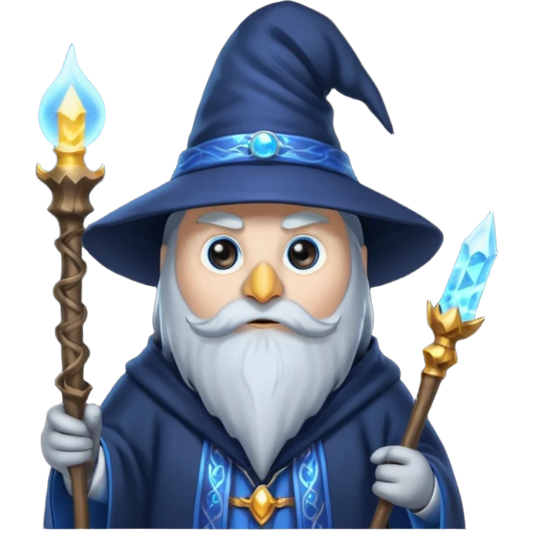 Penguin Wizard emoji