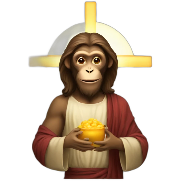 monkey jesus emoji