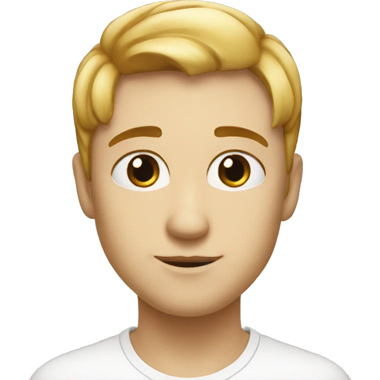 Chat blanc au yeux verron emoji