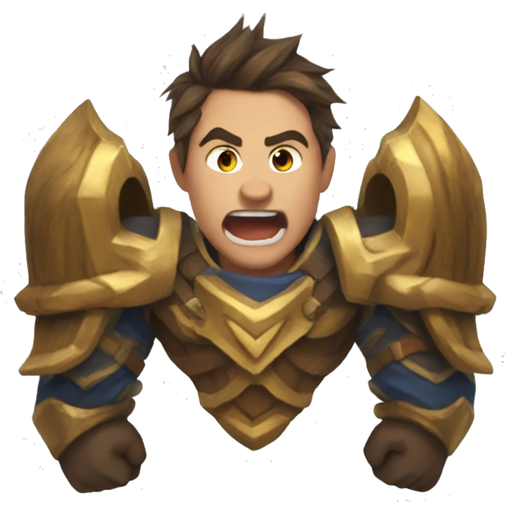 Garen Mouth Open emoji