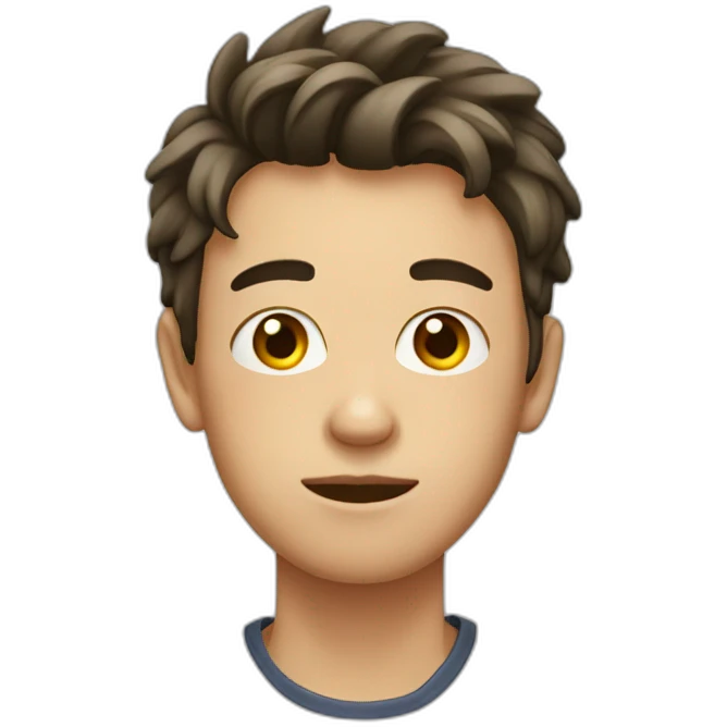 Teen boy with pimple  emoji