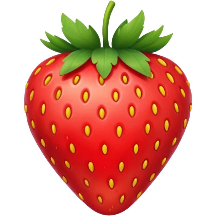 The body off the strawberry emoji
