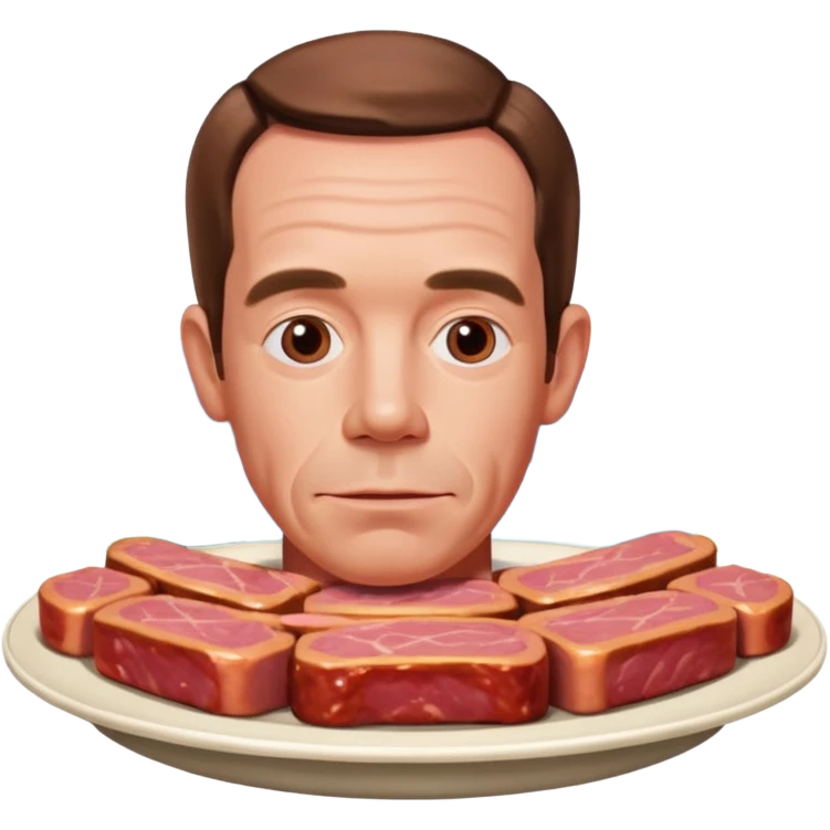  SPAM meat jeff koons style surrealist art french portrait landscape  emoji