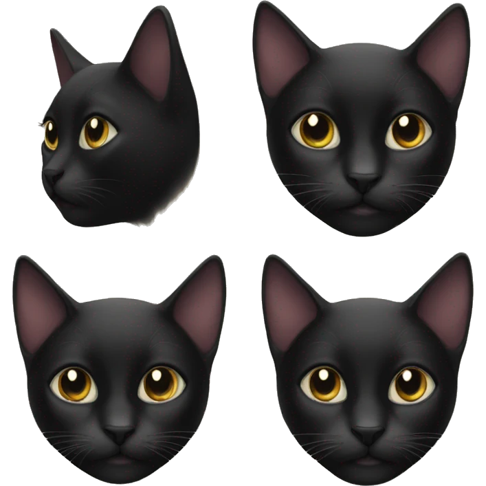 Black cat emoji