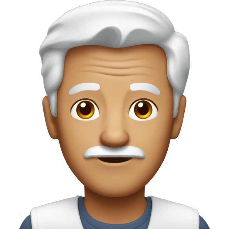 A red-haired grandpa emoji