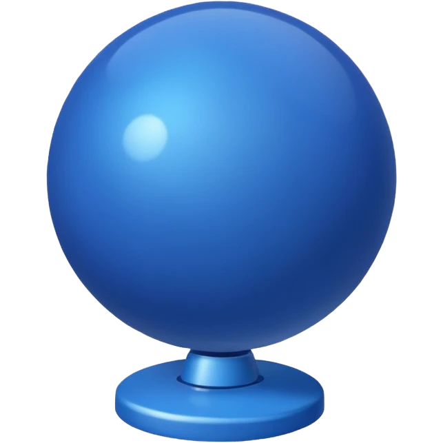 Point blue emoji