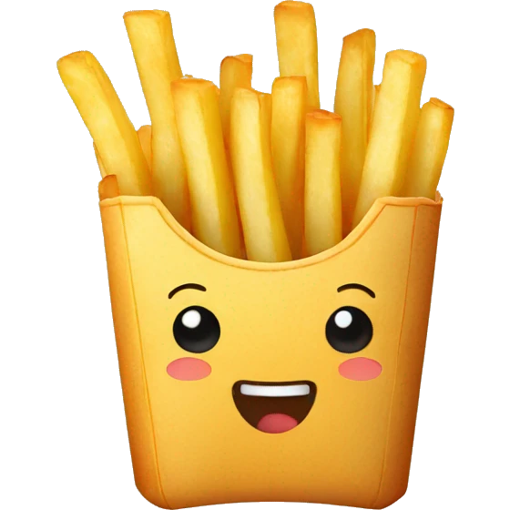 french fries emoji