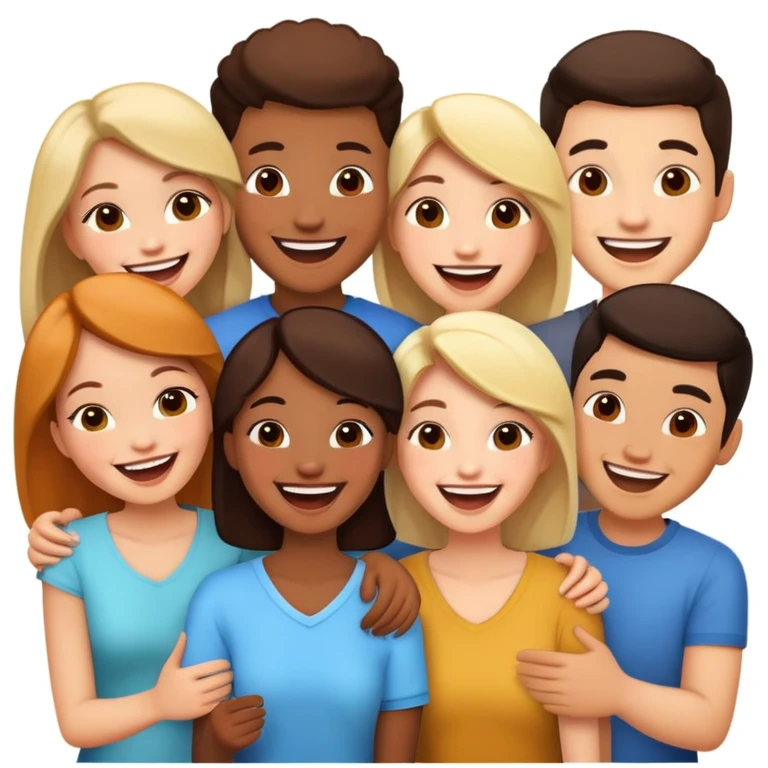Grupo de amigos  emoji
