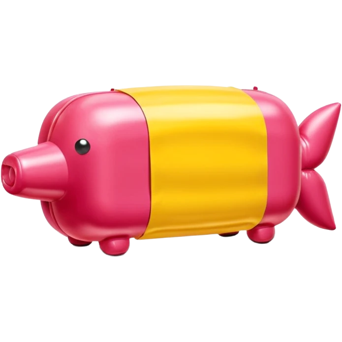   jeff koons style inflatable abstract art SPAM MEAT sculpture  emoji