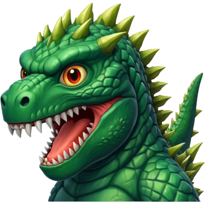 Godzilla evolved emoji
