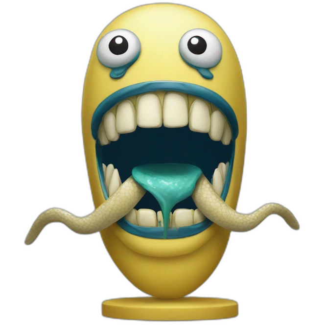 eels eating apart mannequin emoji