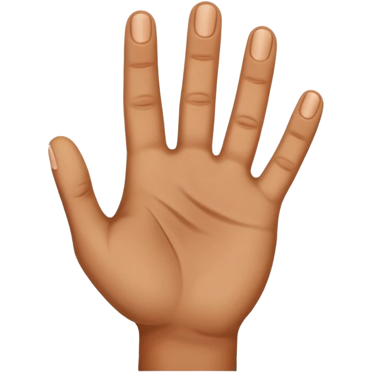 haz una mano que sea así 👇🏽 pero al revés emoji