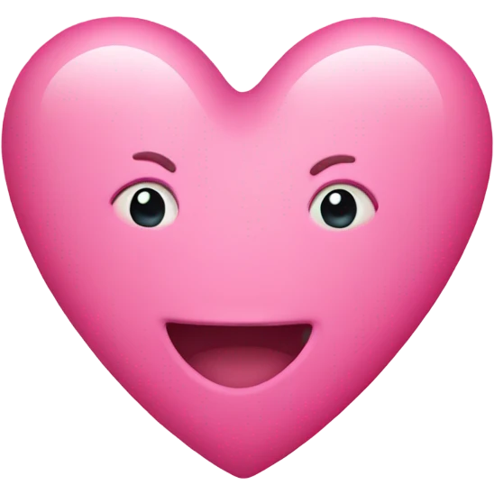 Pink heart  emoji